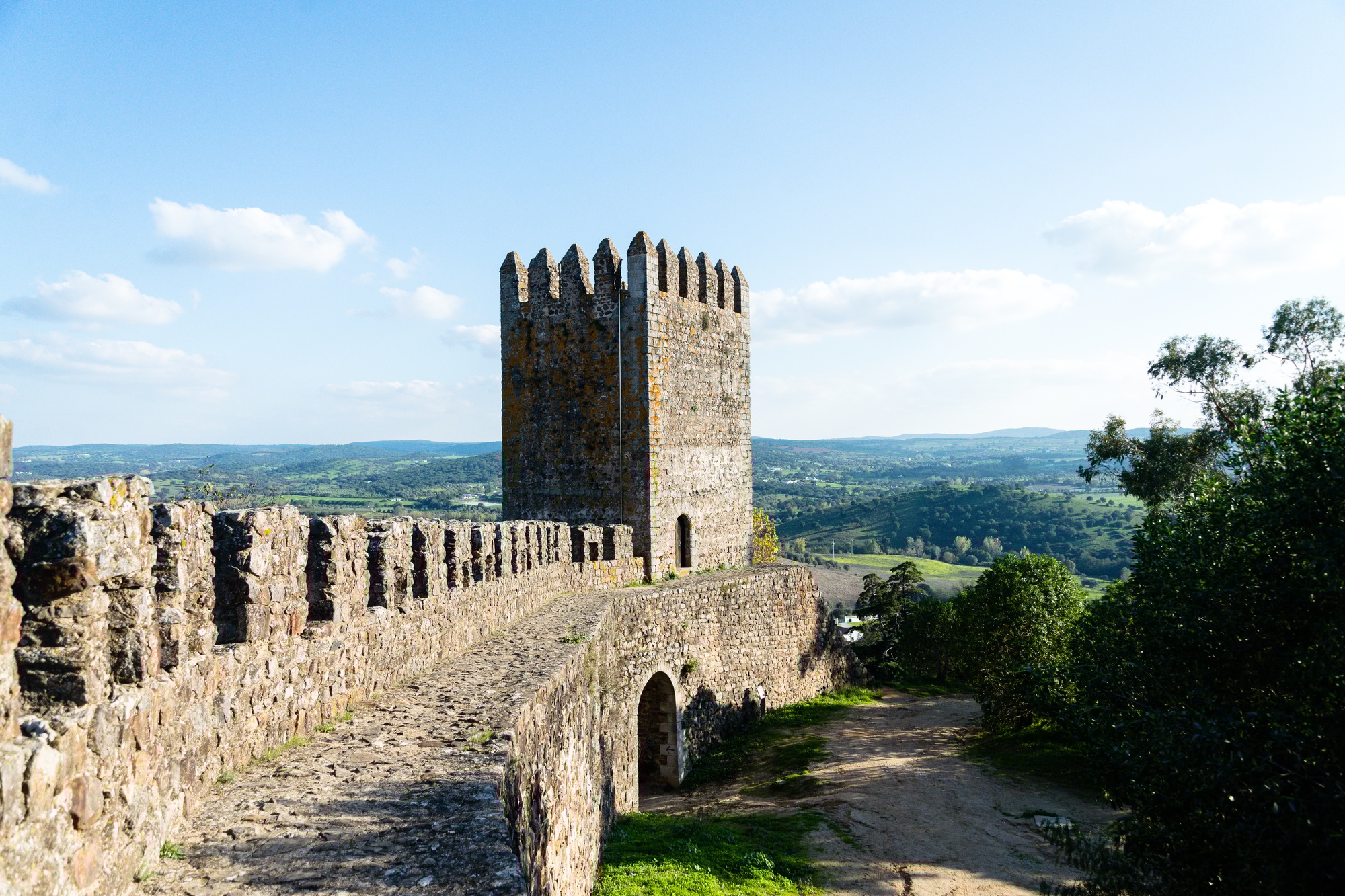 Castle of Montemor-o-Novo in Portugal