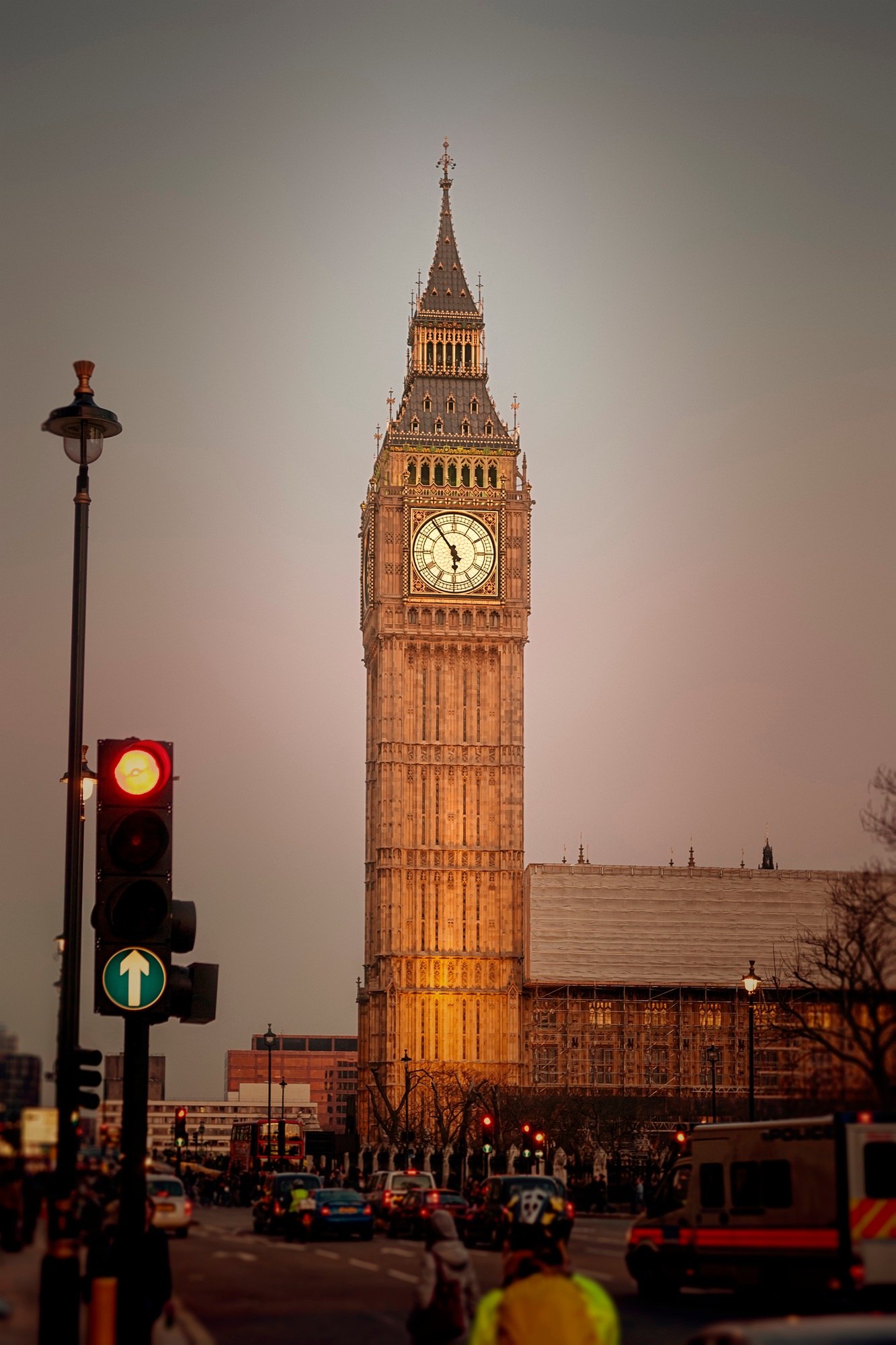 Houses of Parliament in London with Big Ben